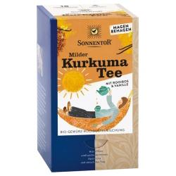 Milder Kurkuma-Tee mit Rooibos & Vanille im Beutel Gewürztee beutel