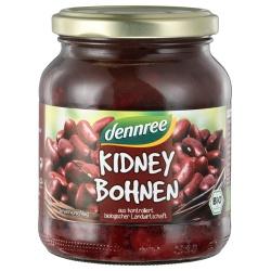 Kidneybohnen im Glas Hülsenfrüchte gemüse-konserve