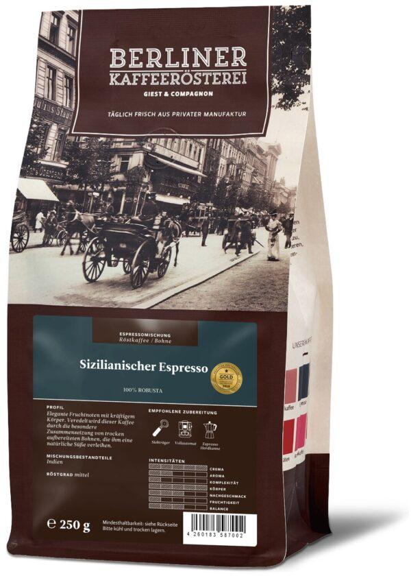 Sizilianischer Espresso Kaffee für Vollautomaten