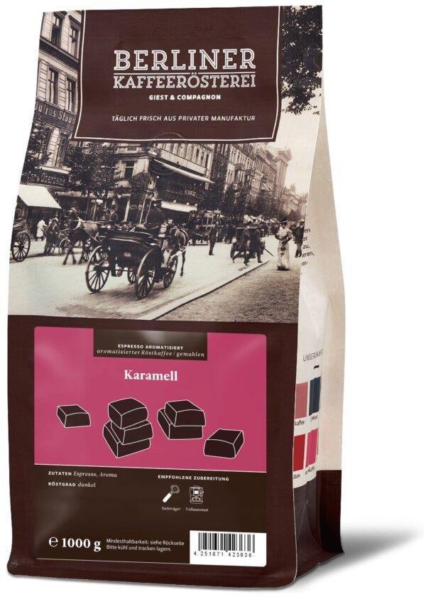 aromatisierter Espresso Karamell Aromatisierter Kaffee