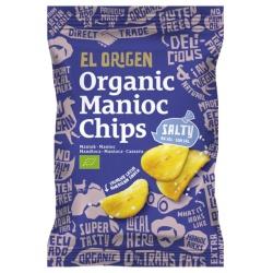 Maniok-Chips, gesalzen Chips & Flips gesalzen