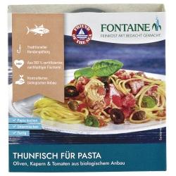 Thunfisch mit Olive, Kapern & Tomate für Pasta Fischkonserven feinkost