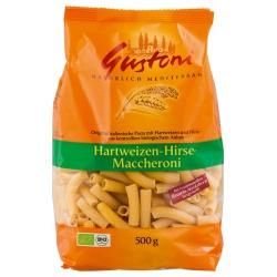 Hartweizen-Makkaroni mit Hirse, kurz Hirse-Pasta hartweizen-maccheroni