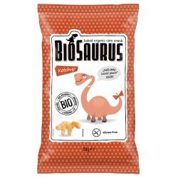 Mais-Snacks BioSaurus mit Ketchup Mais-Gebäck babe