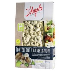 Tortellini mit Champignons Gefüllte Pasta champignon-füllung