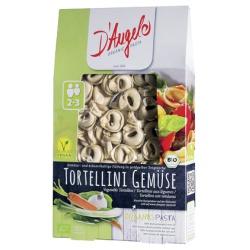 Tortellini mit Gemüse Gefüllte Pasta gefüllt