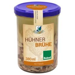 Hühnerbrühe mit Fleischeinlage Brühen & Fonds brühe