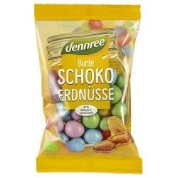 Bunte Schokoerdnüsse Schokofrüchte & -nüsse bunt