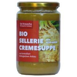 Sellerie-Cremesuppe mit Koriander Suppen feinkost