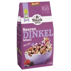 Dinkel-Müsli mit Beeren, ungesüßt Müsli bauck