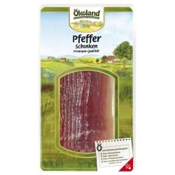 Premium-Pfefferschinken, geräuchert, geschnitten Schinken & Speck feinkost