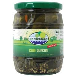 Chiligurken im Glas Gemüsekonserven chili-gurken