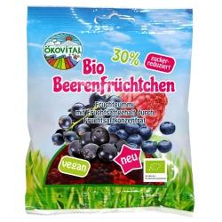 Fruchtgummi Beerenfrüchtchen, zuckerreduziert, vegan Fruchtgummi & Lakritz beeren-früchtchen