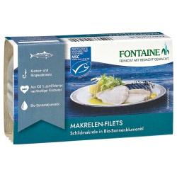 Makrelenfilets ohne Haut in Sonnenblumenöl Fischkonserven feinkost