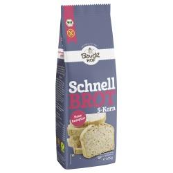 Fünf-Korn-Schnellbrot-Backmischung, glutenfrei Backmischungen back-mischung