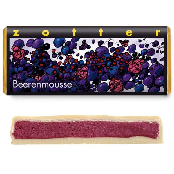 Beerenmousse Handgeschöpfte Schokoladen