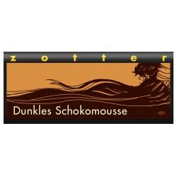 Bitterschokolade mit dunklem Schokomousse, handgeschöpft Zotter-Schokolade dunkel