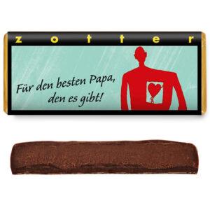 Für den besten Papa, den es gibt! Handgeschöpfte Schokoladen