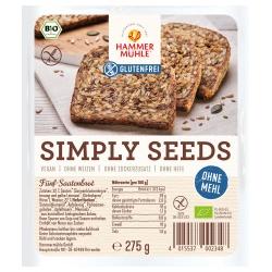 Fünf-Saatenbrot Simply Seeds ohne Mehl und ohne Hefe Haltbare Brote backware