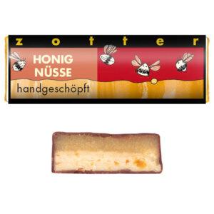 Honig Nüsse (20g) handgeschöpfte Schoko-Minis