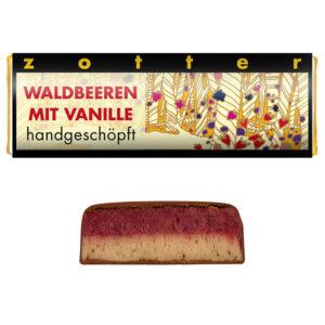 Waldbeeren mit Vanille (20g) handgeschöpfte Schoko-Minis