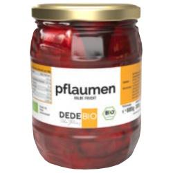 Pflaumen im Glas Fruchtkonserven frucht-konserve