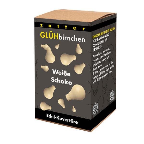 Glühbirnchen – Weiße Schokolade (1000g) Glühbirnchen Edel-Kuvertüre