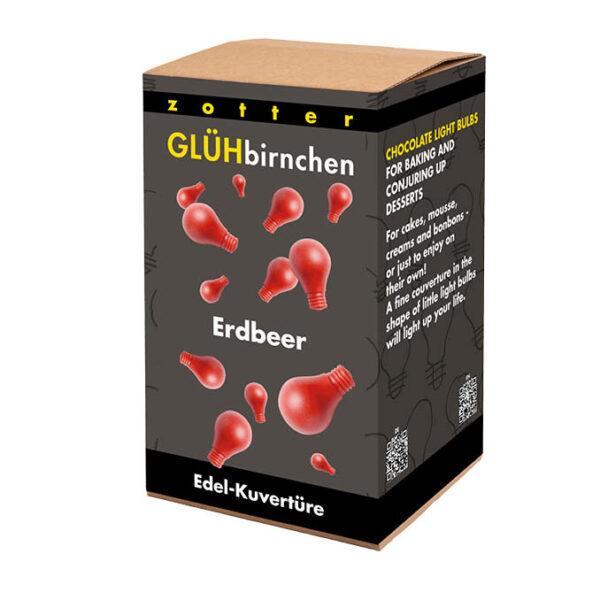 Glühbirnchen – Erdbeer (1000g) Glühbirnchen Edel-Kuvertüre