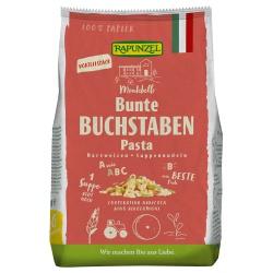 Hartweizen-Buchstaben-Suppennudeln, bunt Hartweizen-Pasta ausgemahlen