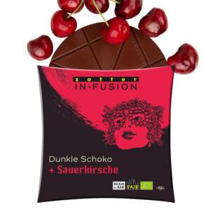 Dunkle Schoko + Sauerkirsche Infusion