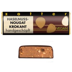 Haselnussnougat Krokant (20g) handgeschöpfte Schoko-Minis