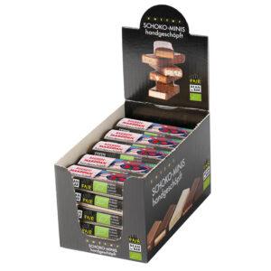 Beerenmarzipan Box – 25 Stk. Box (500g) handgeschöpfte Schoko-Minis