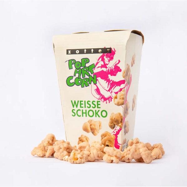 Weiße Schoko Pop Art Corn