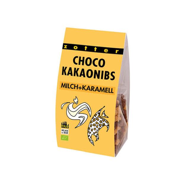 Milch + Karamell Choco Kakao Nibs Kakaonibs & Kakaobohnen