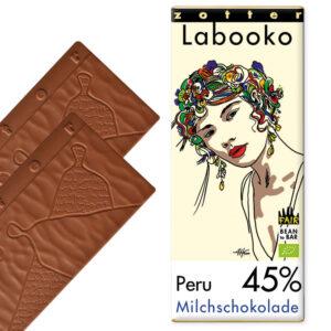 45% Milchschoko Peru Labooko