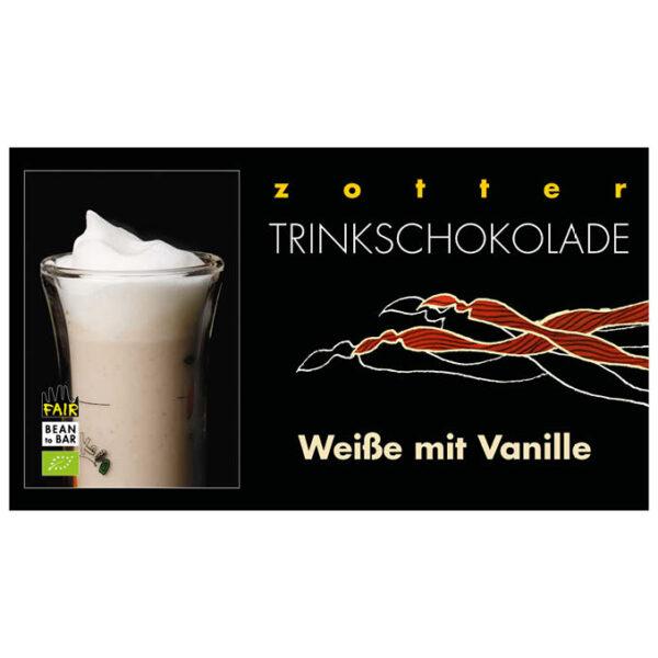 Weiße mit Vanille Trinkschokolade