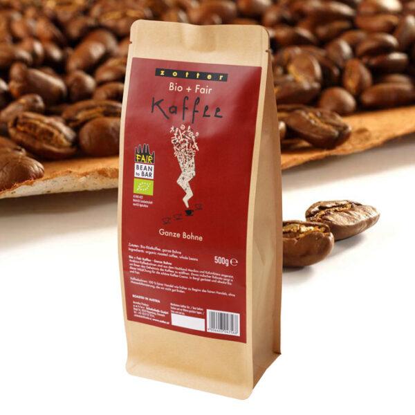 zotter Bio+Fair-Kaffee „Ganze Bohne“ 500g Zotter Bio+Fair-Kaffee