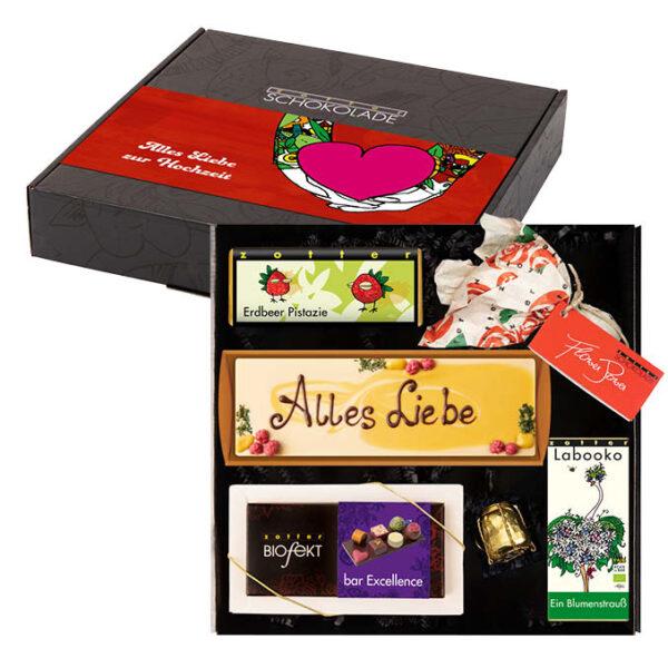 Alles Liebe zur Hochzeit Motto-Box Geschenksets