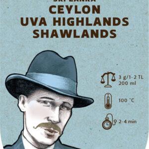 Ceylon Uva Highlands Shawlands №008 Schwarzer Tee