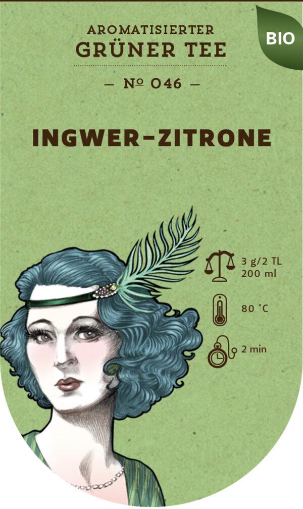 Ingwer Zitrone BIO №046 Grüner Tee