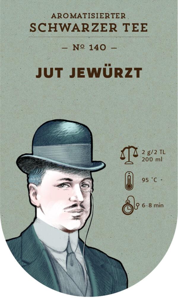 Jut Jewürzt №140 Schwarzer Tee