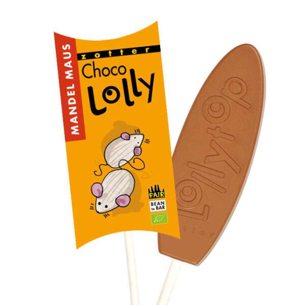 Mandel Maus Choco Lolly