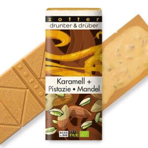 Karamell + Pistazie • Mandel drunter & drüber