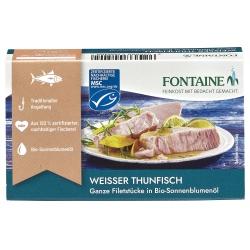 Weißer Thunfisch in Sonnenblumenöl Fischkonserven dosen-fisch