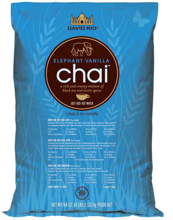 David Rio – Elephant Vanilla Chai – Refill Beutel (1814 g) Chai Tee