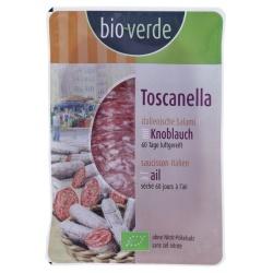 Salami Toscanella, luftgetrocknet, geschnitten Salami feinkost