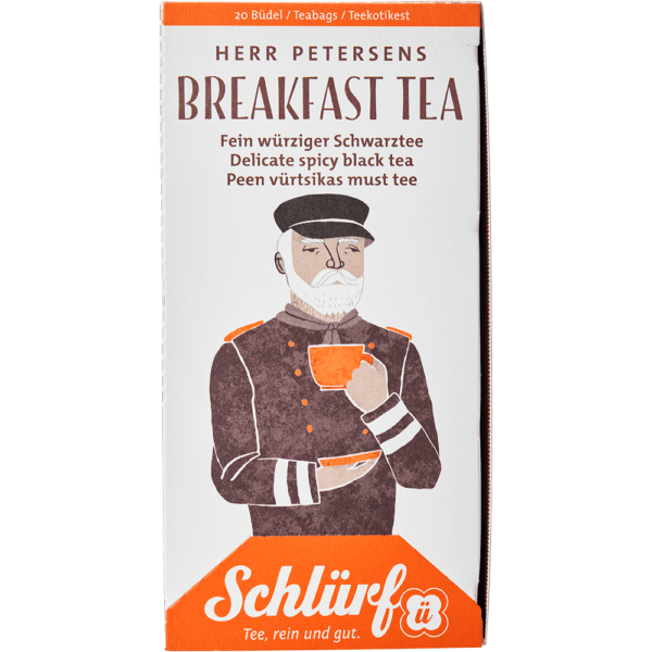 Schlürf – Büdel – Herr Petersens Breakfast Tea BIO Schwarzer Tee