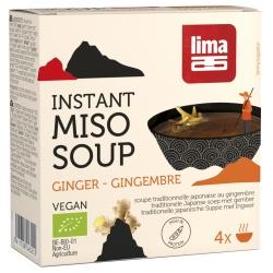 Instant-Miso-Suppe mit Ingwer Makrobiotik ingwer