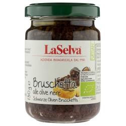 Bruschetta aus schwarzen Oliven Bruschetta aufstrich