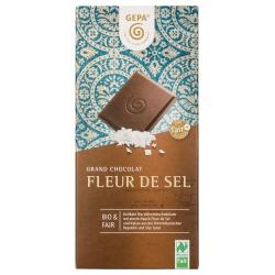 Vollmilchschokolade mit Fleur de Sel Schokotafeln de